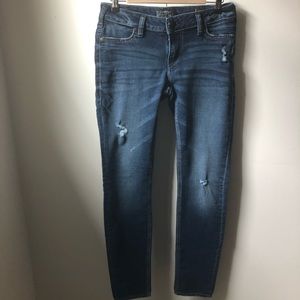 Silver SUKI super Skinny distressed Jeans